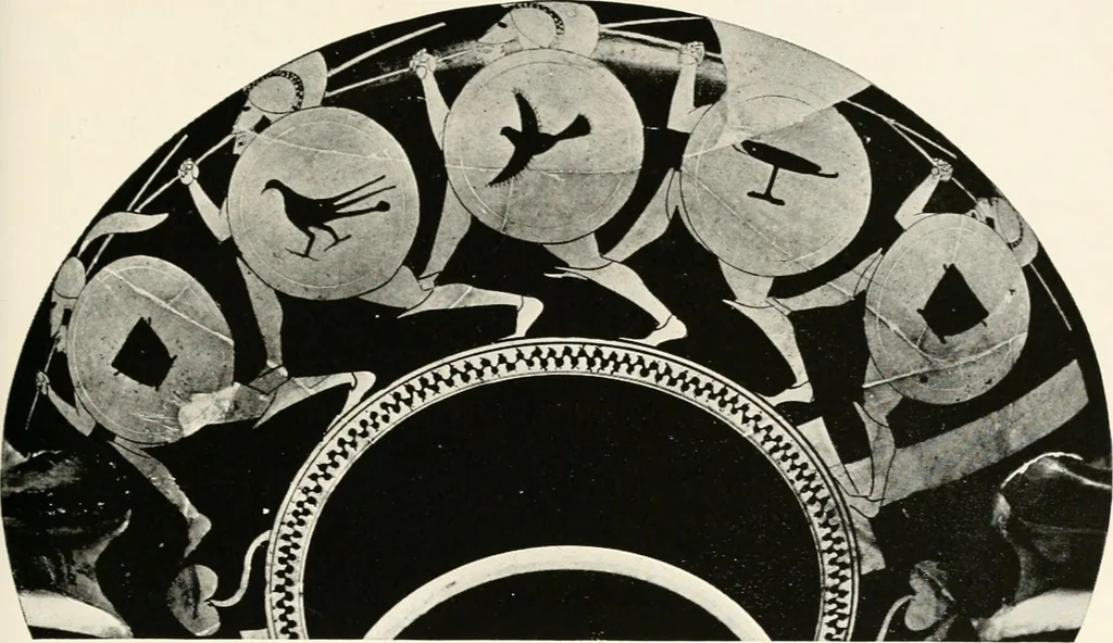 An illustration from A handbook of Attic red-figured vases signed by or attributed to the various masters of the sixth and fifth centuries B. C., 1919, leaf 308