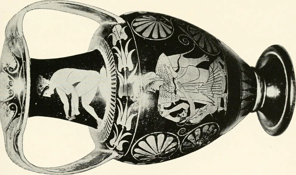 An illustration from A handbook of Attic red-figured vases signed by or attributed to the various masters of the sixth and fifth centuries B. C., 1919, leaf 312