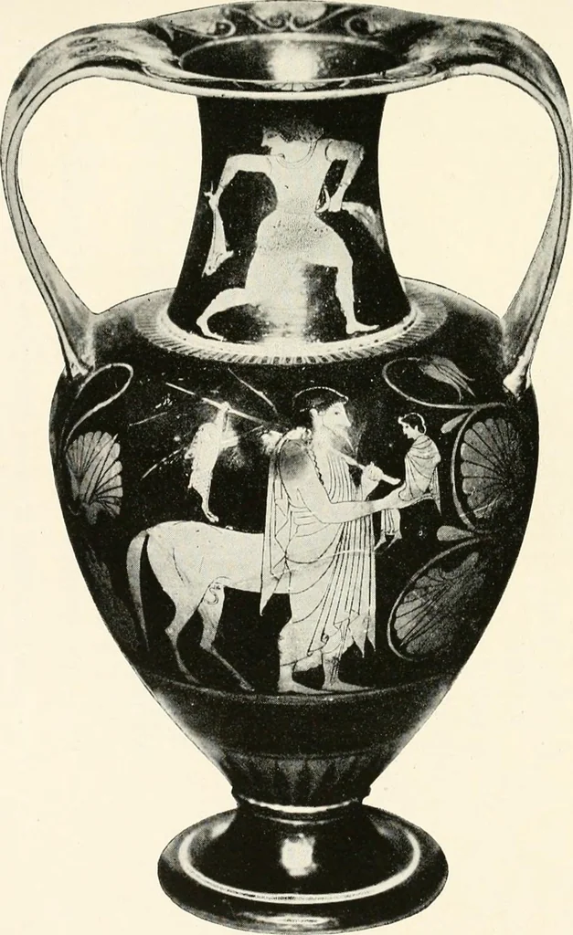 An illustration from A handbook of Attic red-figured vases signed by or attributed to the various masters of the sixth and fifth centuries B. C., 1919, leaf 314