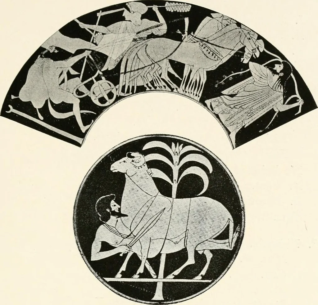An illustration from A handbook of Attic red-figured vases signed by or attributed to the various masters of the sixth and fifth centuries B. C., 1919, leaf 316