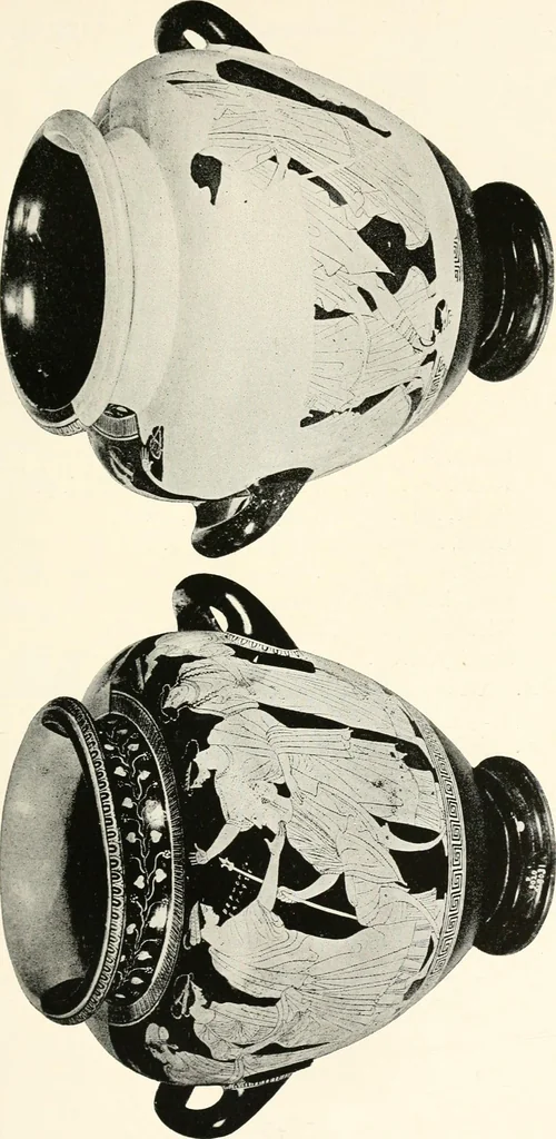 An illustration from A handbook of Attic red-figured vases signed by or attributed to the various masters of the sixth and fifth centuries B. C., 1919, leaf 32