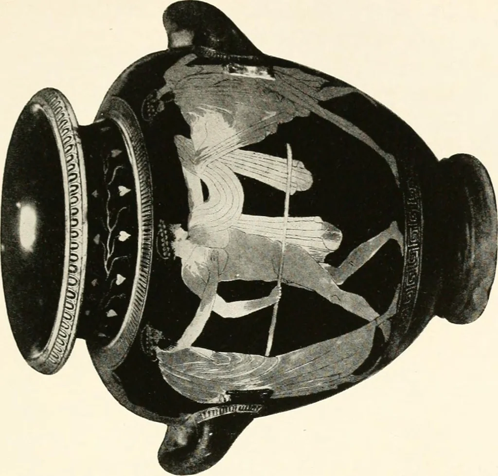 An illustration from A handbook of Attic red-figured vases signed by or attributed to the various masters of the sixth and fifth centuries B. C., 1919, leaf 36