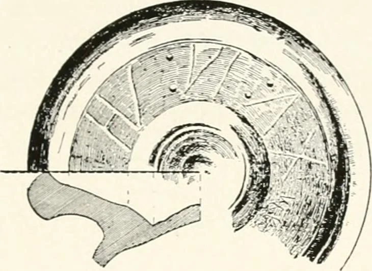 An illustration from A handbook of Attic red-figured vases signed by or attributed to the various masters of the sixth and fifth centuries B. C., 1919, leaf 378