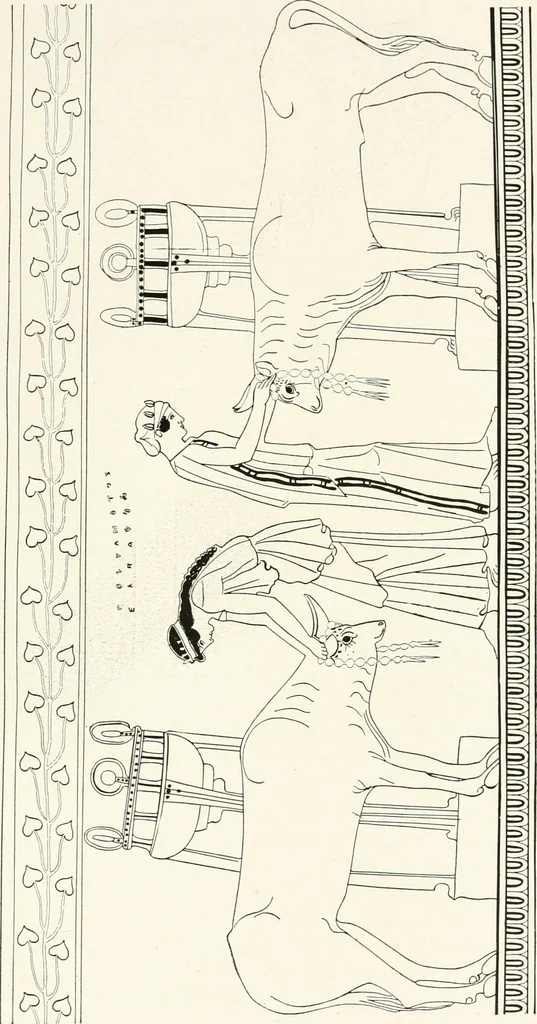 An illustration from A handbook of Attic red-figured vases signed by or attributed to the various masters of the sixth and fifth centuries B. C., 1919, leaf 388