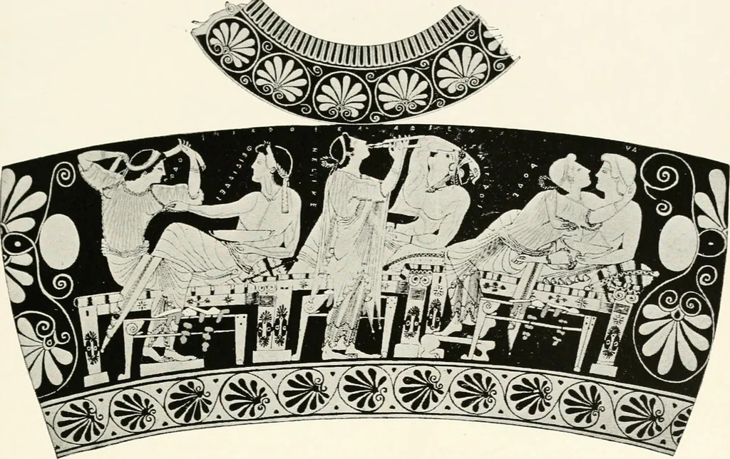 An illustration from A handbook of Attic red-figured vases signed by or attributed to the various masters of the sixth and fifth centuries B. C., 1919, leaf 428