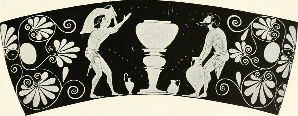 An illustration from A handbook of Attic red-figured vases signed by or attributed to the various masters of the sixth and fifth centuries B. C., 1919, leaf 428