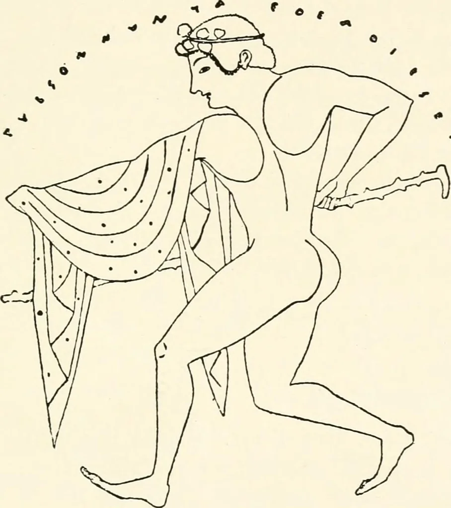 An illustration from A handbook of Attic red-figured vases signed by or attributed to the various masters of the sixth and fifth centuries B. C., 1919, leaf 466