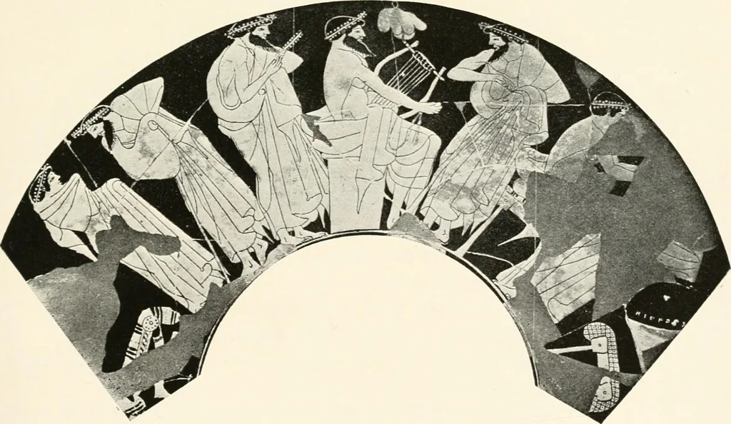 An illustration from A handbook of Attic red-figured vases signed by or attributed to the various masters of the sixth and fifth centuries B. C., 1919, leaf 78