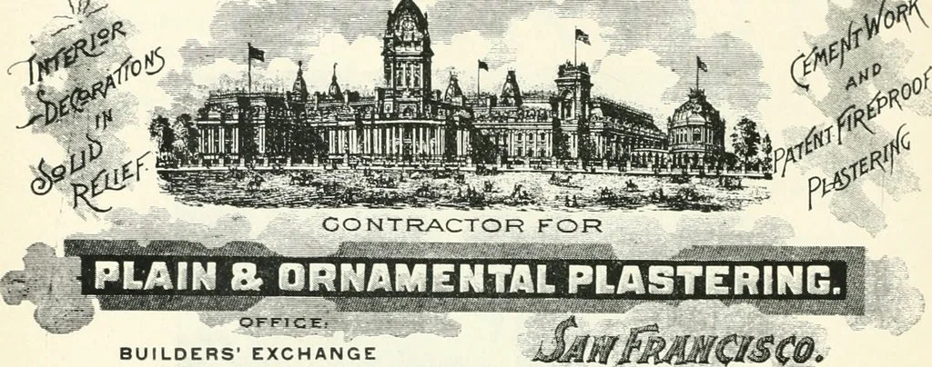 An illustration from Hand book of the Builders' Exchange of San Francisco, Cal., 1895-6, 1895, leaf 61