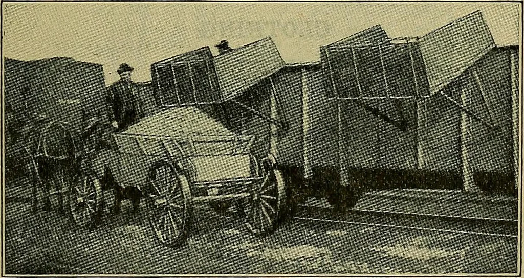 An illustration from Handbook of construction plant, its cost and efficiency, 1914, leaf 138
