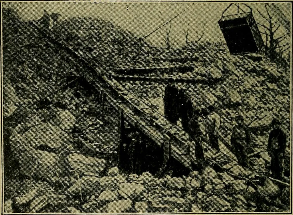 An illustration from Handbook of construction plant, its cost and efficiency, 1914, leaf 147