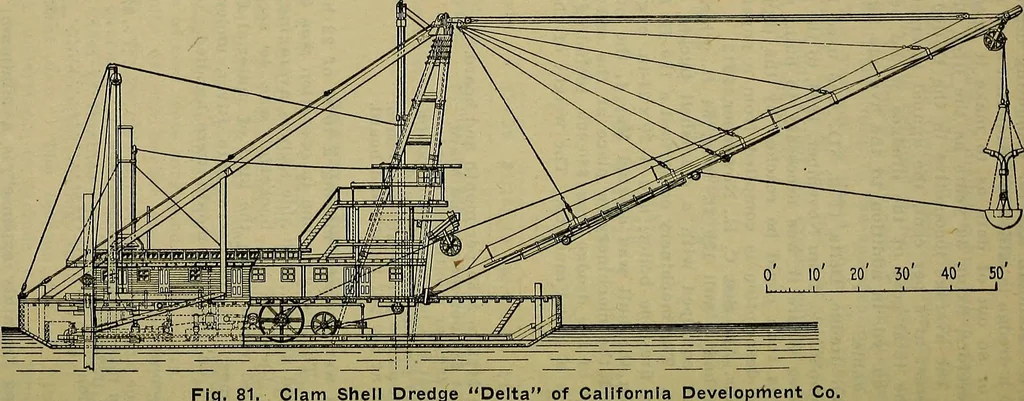 An illustration from Handbook of construction plant, its cost and efficiency, 1914, leaf 213