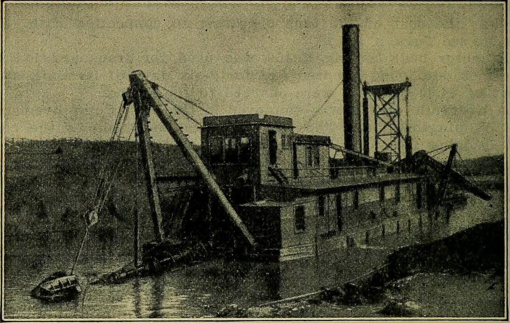 An illustration from Handbook of construction plant, its cost and efficiency, 1914, leaf 235