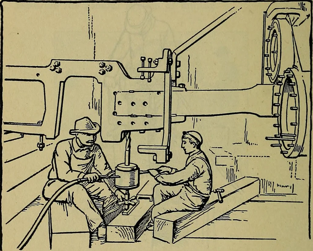An illustration from Handbook of construction plant, its cost and efficiency, 1914, leaf 275