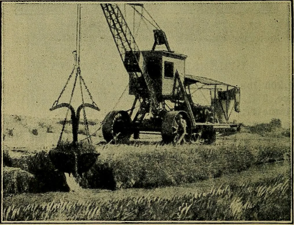 An illustration from Handbook of construction plant, its cost and efficiency, 1914, leaf 307