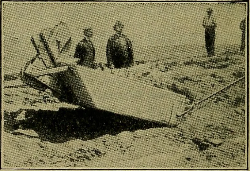 An illustration from Handbook of construction plant, its cost and efficiency, 1914, leaf 319