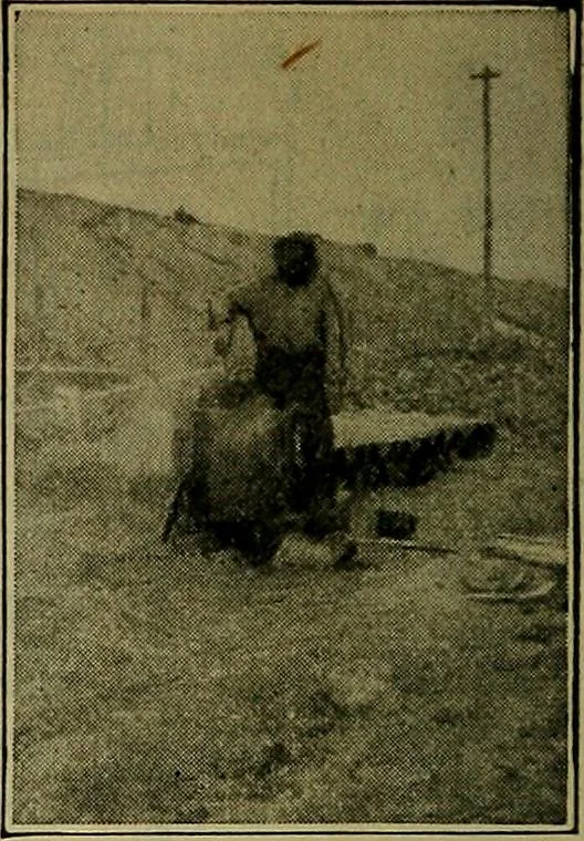 An illustration from Handbook of construction plant, its cost and efficiency, 1914, leaf 337