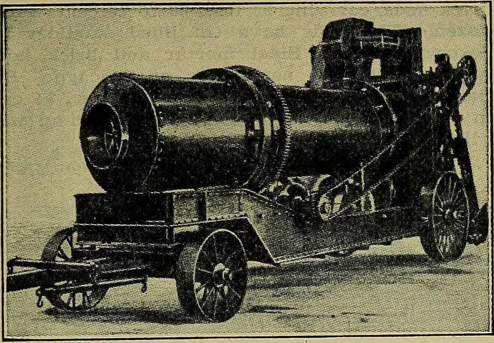An illustration from Handbook of construction plant, its cost and efficiency, 1914, leaf 356