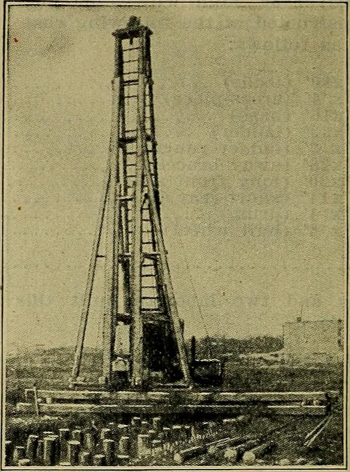 An illustration from Handbook of construction plant, its cost and efficiency, 1914, leaf 463