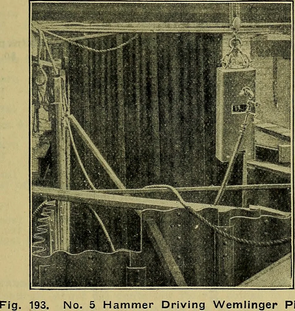 An illustration from Handbook of construction plant, its cost and efficiency, 1914, leaf 468