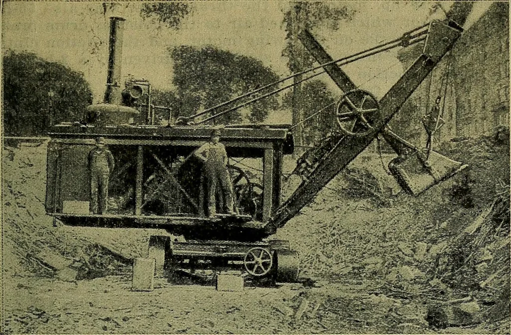 An illustration from Handbook of construction plant, its cost and efficiency, 1914, leaf 602