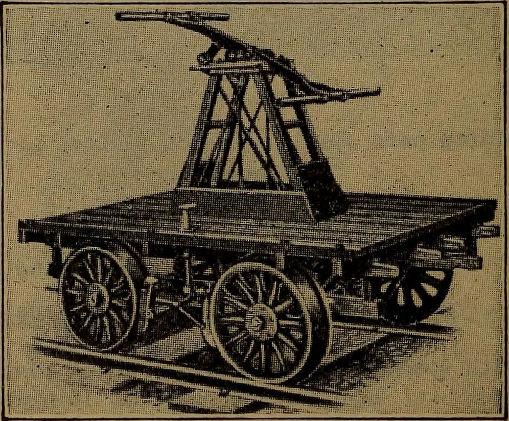 An illustration from Handbook of construction plant, its cost and efficiency, 1918, leaf 122