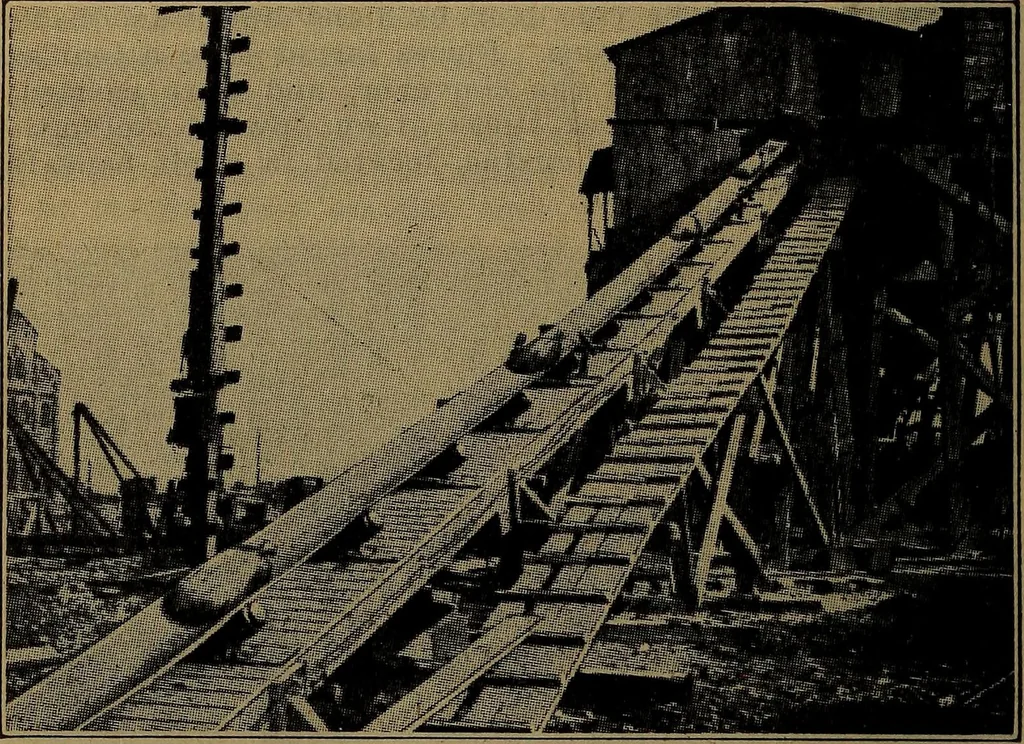 An illustration from Handbook of construction plant, its cost and efficiency, 1918, leaf 148