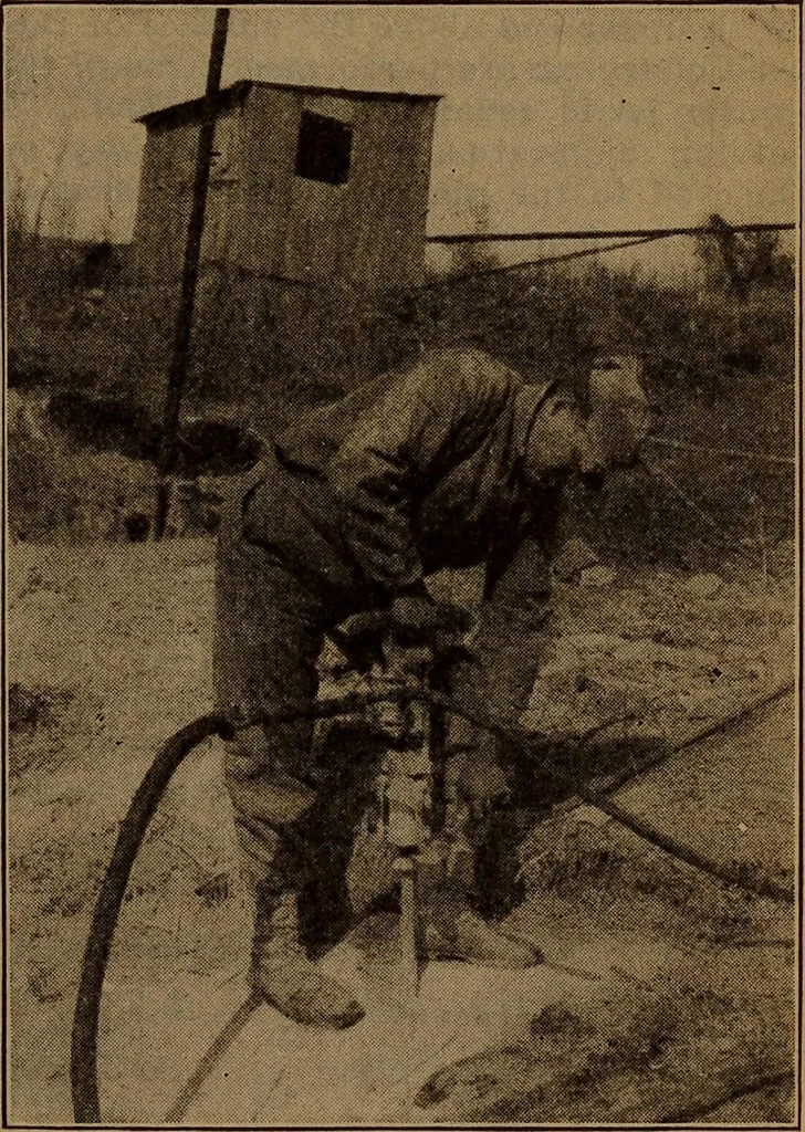 An illustration from Handbook of construction plant, its cost and efficiency, 1918, leaf 261