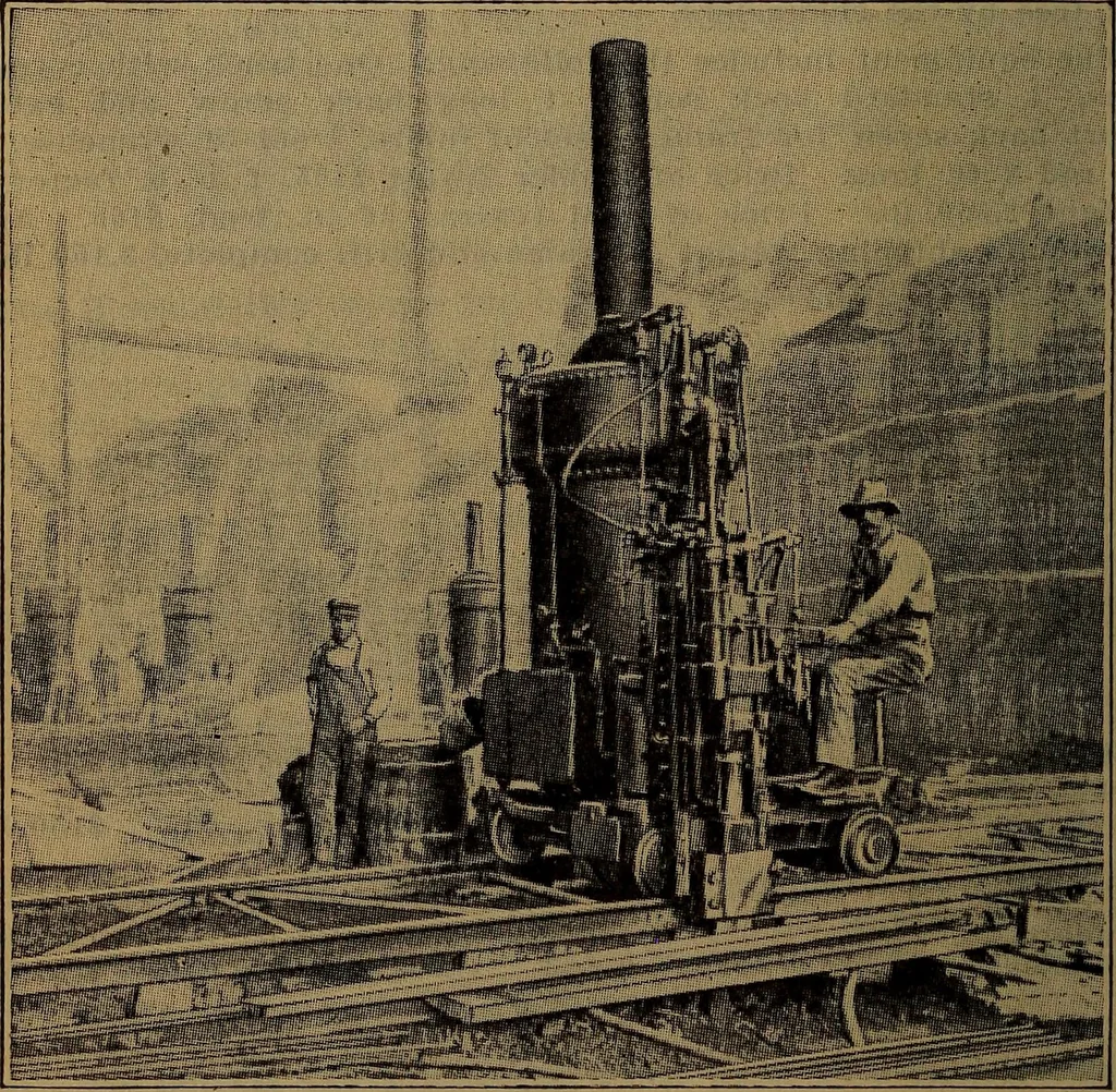 An illustration from Handbook of construction plant, its cost and efficiency, 1918, leaf 270