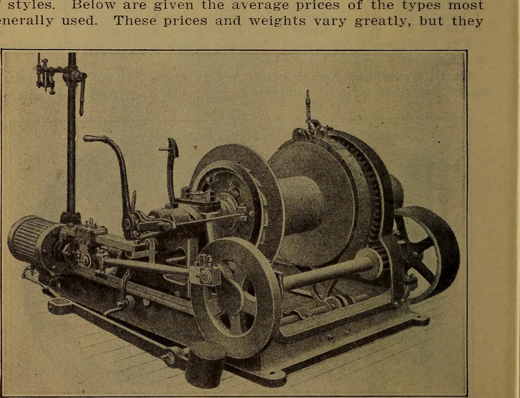 An illustration from Handbook of construction plant, its cost and efficiency, 1918, leaf 300