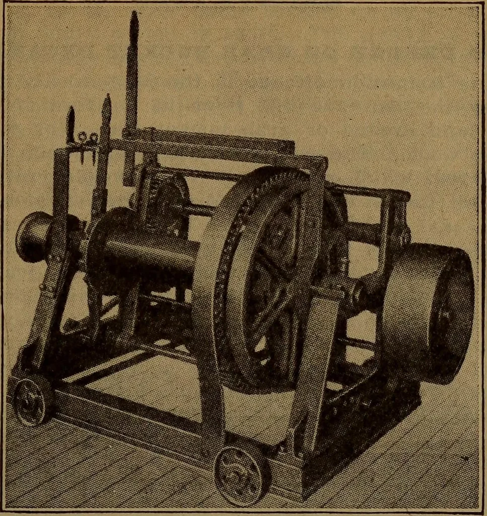 An illustration from Handbook of construction plant, its cost and efficiency, 1918, leaf 305