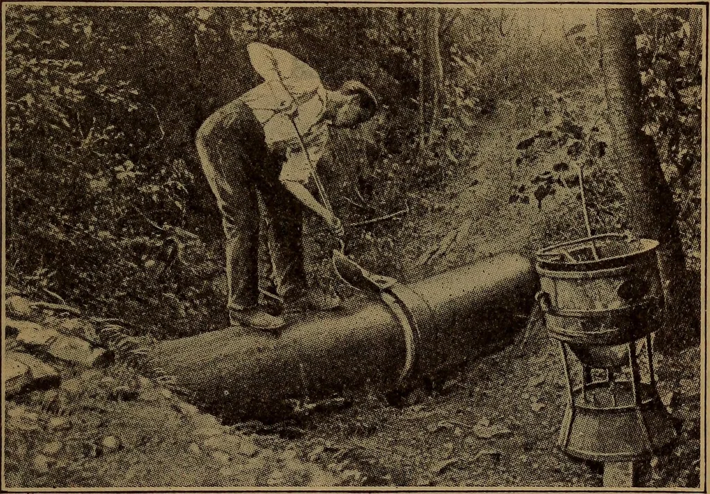 An illustration from Handbook of construction plant, its cost and efficiency, 1918, leaf 399