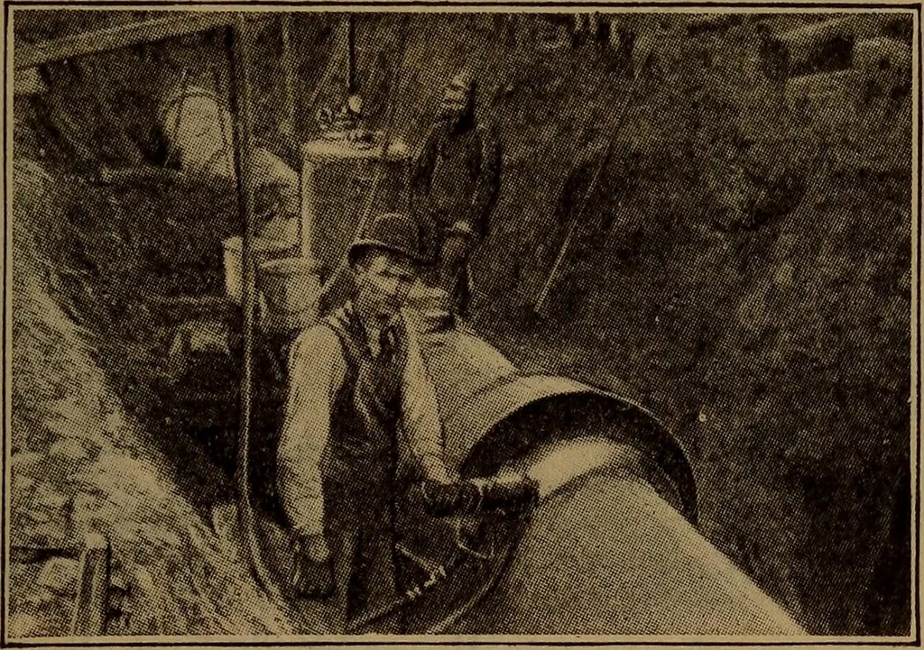 An illustration from Handbook of construction plant, its cost and efficiency, 1918, leaf 401