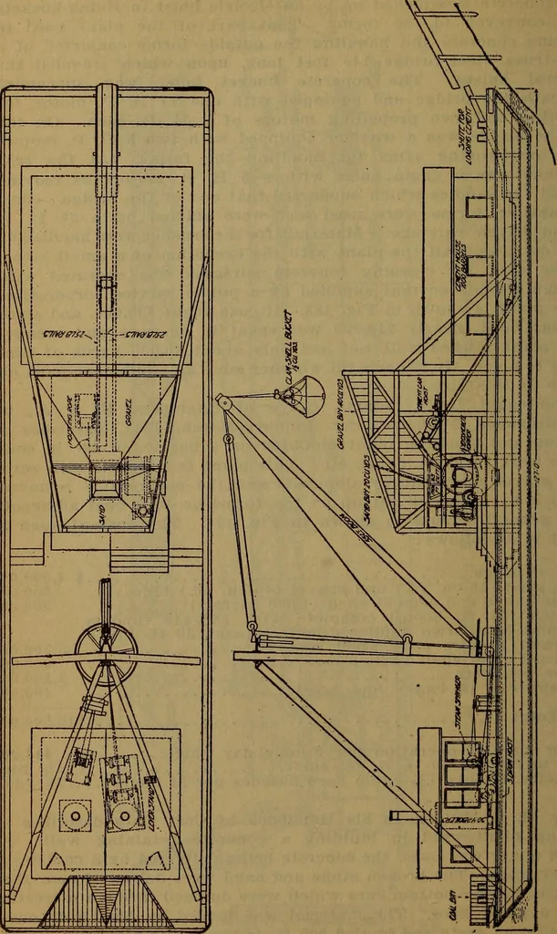An illustration from Handbook of construction plant, its cost and efficiency, 1918, leaf 432