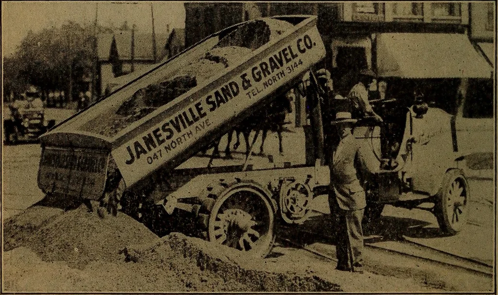 An illustration from Handbook of construction plant, its cost and efficiency, 1918, leaf 46