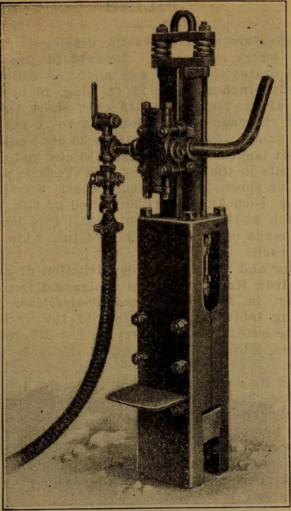 An illustration from Handbook of construction plant, its cost and efficiency, 1918, leaf 465