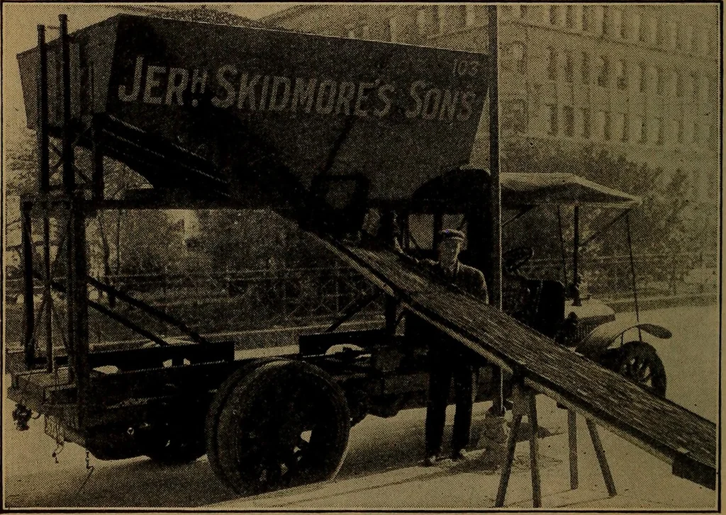 An illustration from Handbook of construction plant, its cost and efficiency, 1918, leaf 48