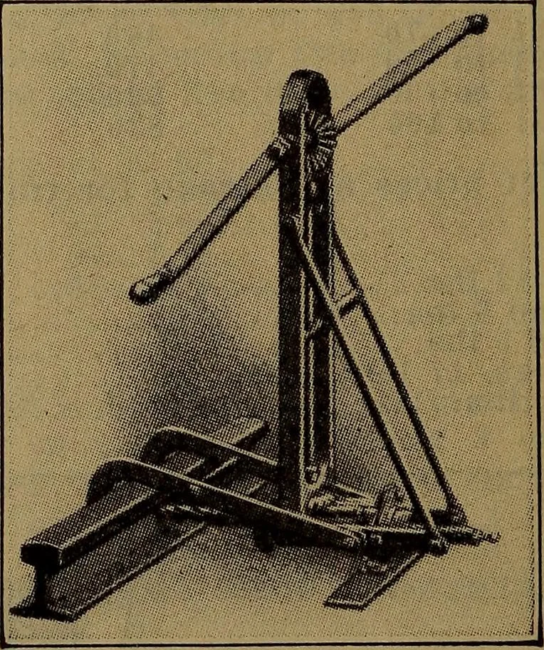 An illustration from Handbook of construction plant, its cost and efficiency, 1918, leaf 536
