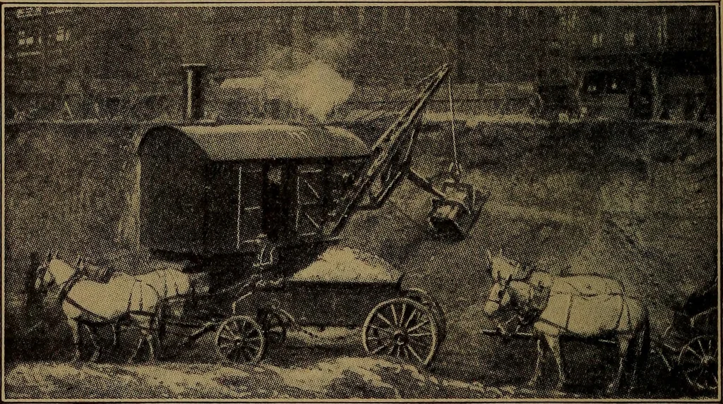 An illustration from Handbook of construction plant, its cost and efficiency, 1918, leaf 600