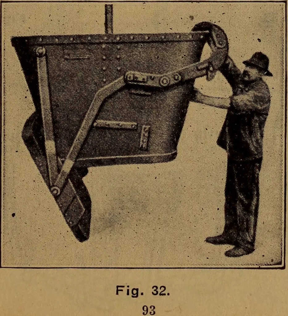 An illustration from Handbook of construction plant, its cost and efficiency, 1918, leaf 97