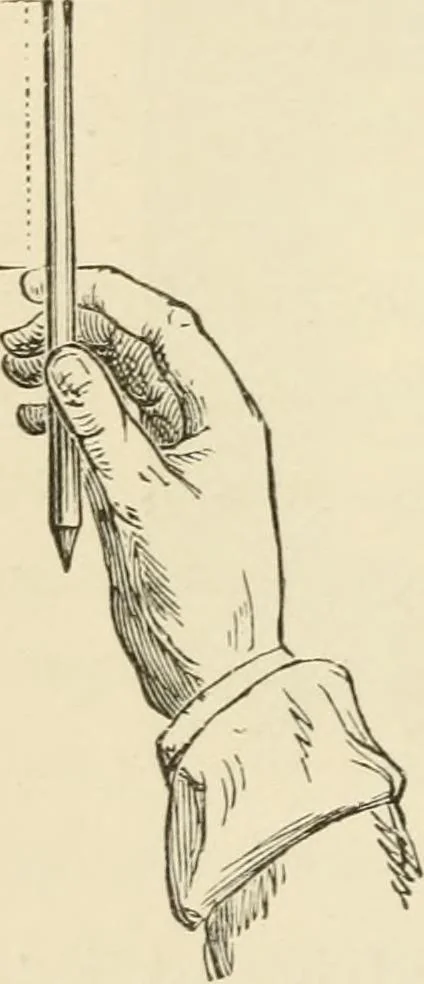 An illustration from Handbook of drawing, 1880, leaf 295