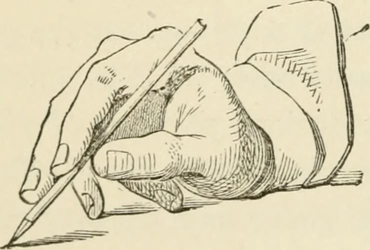 An illustration from Handbook of drawing, 1880, leaf 49