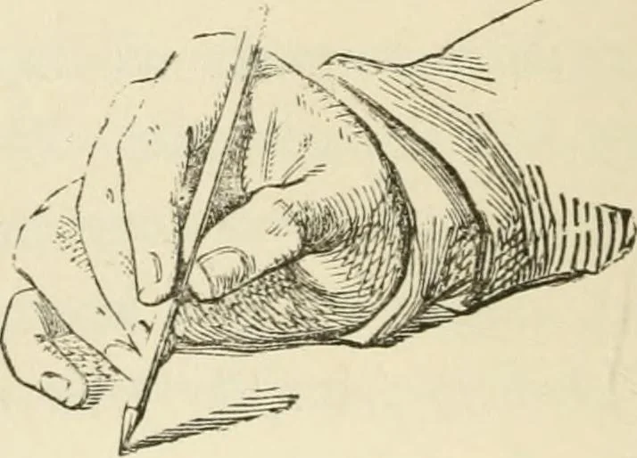 An illustration from Handbook of drawing, 1880, leaf 49
