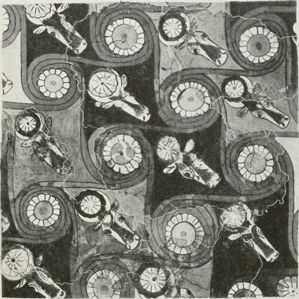 An illustration from A handbook of the Egyptian rooms .., 1918, leaf 128