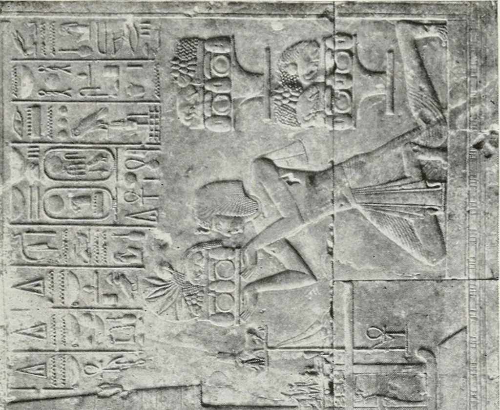 An illustration from A handbook of the Egyptian rooms .., 1918, leaf 134