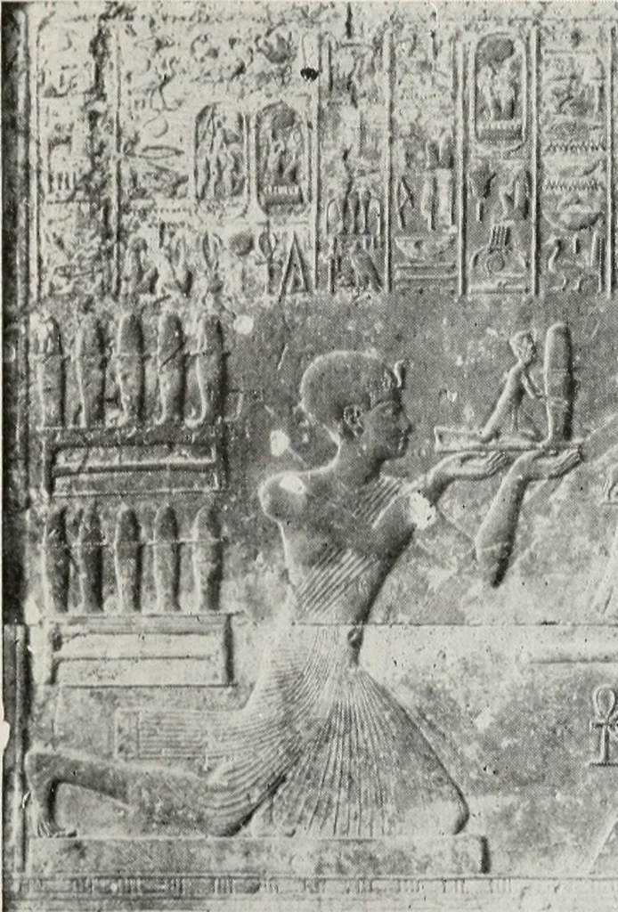 An illustration from A handbook of the Egyptian rooms .., 1918, leaf 134