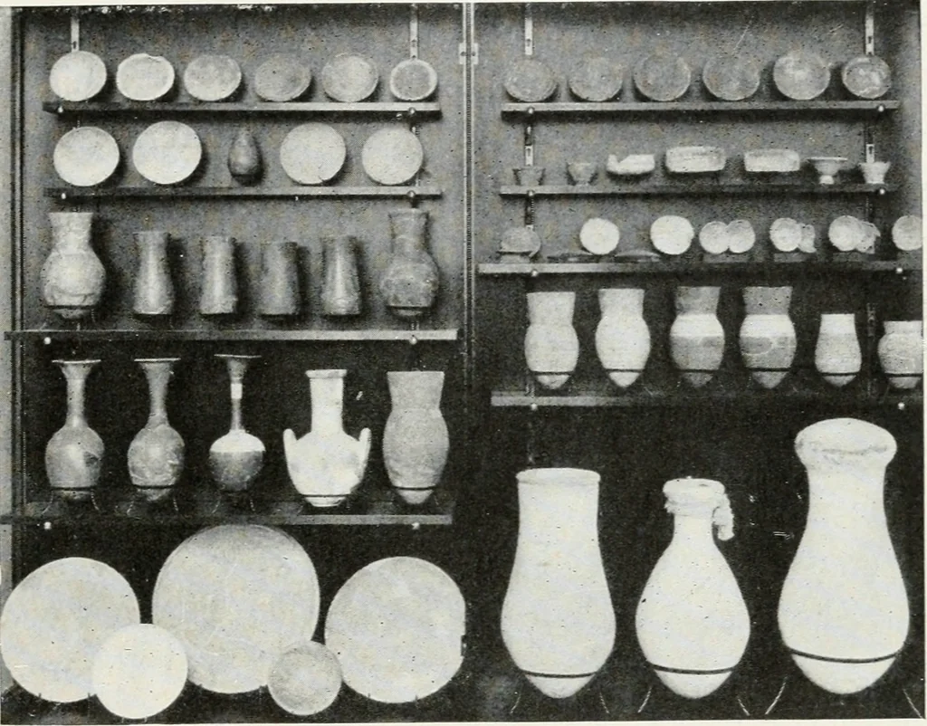 An illustration from A handbook of the Egyptian rooms .., 1918, leaf 142