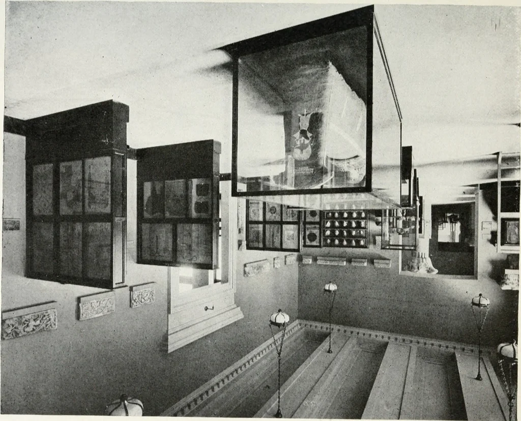 An illustration from A handbook of the Egyptian rooms .., 1918, leaf 171