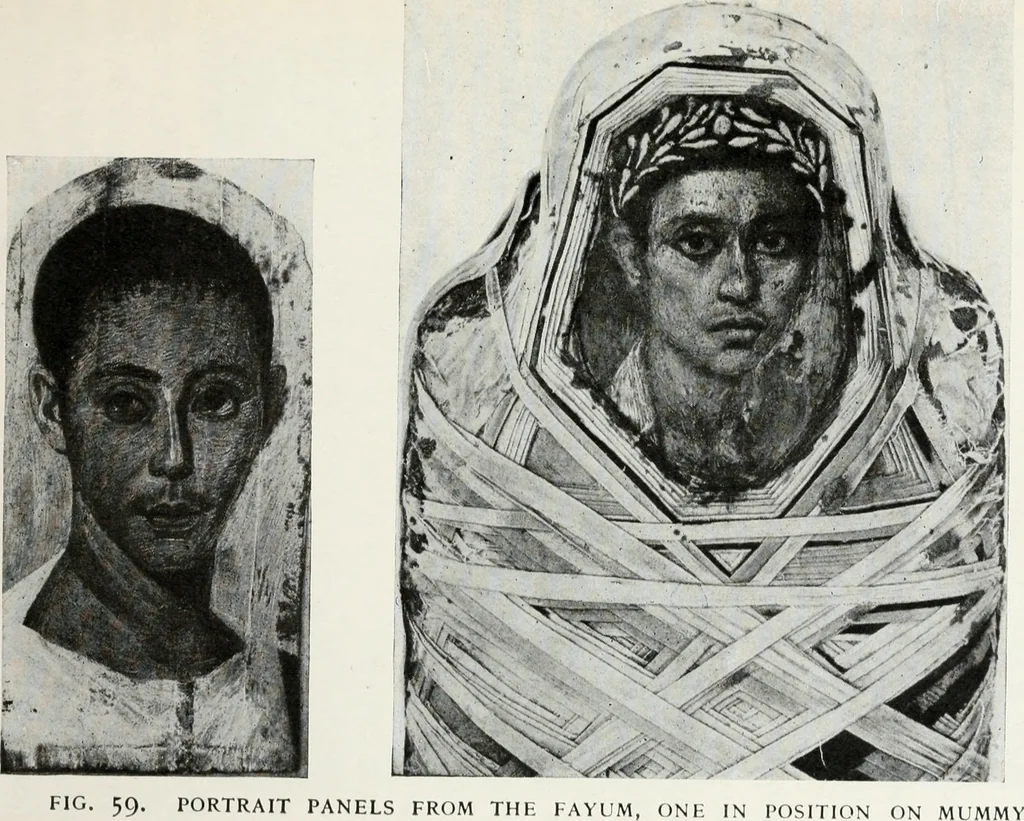 An illustration from A handbook of the Egyptian rooms .., 1918, leaf 176