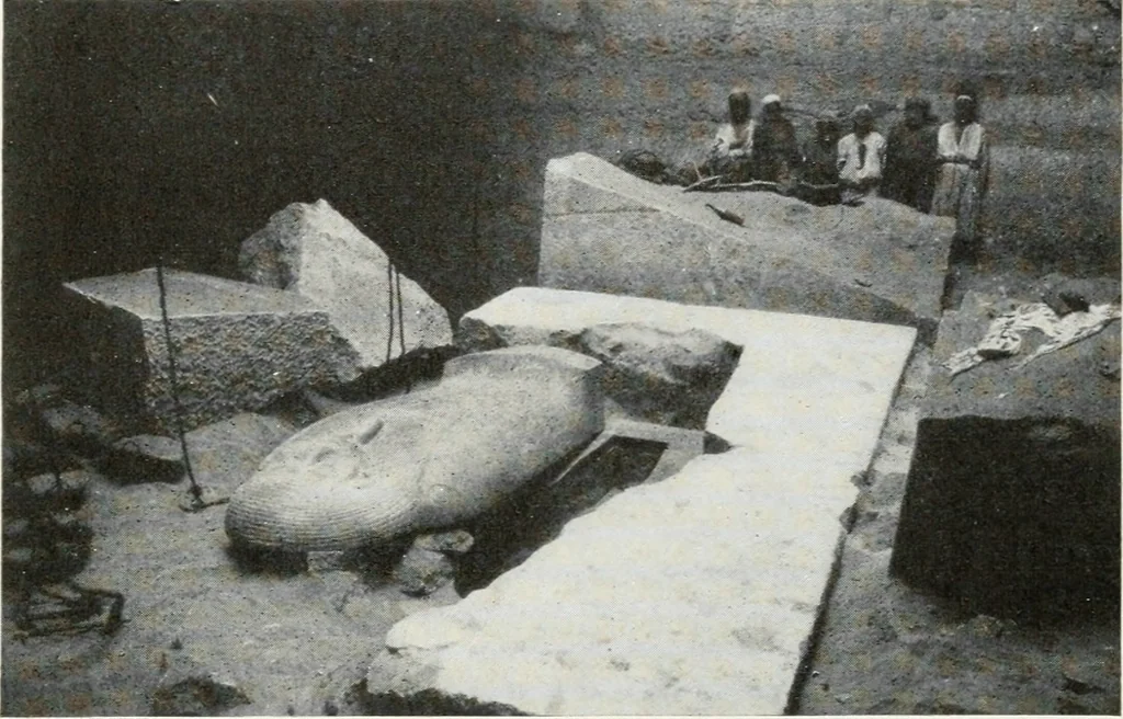 An illustration from A handbook of the Egyptian rooms .., 1918, leaf 198